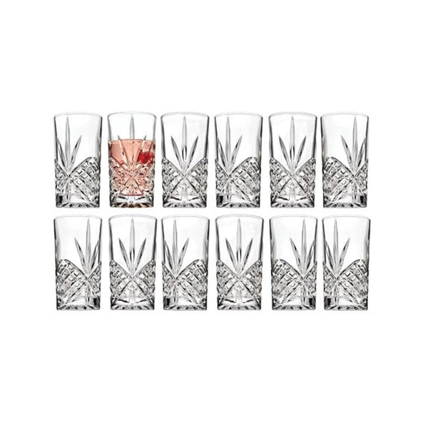 12 Godinger Dublin Crystal Highball Glasses