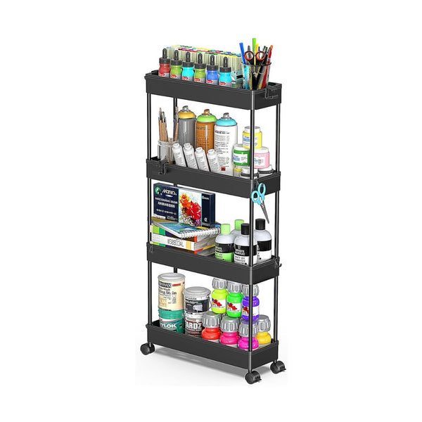 Slim Rolling Storage Cart Organizer