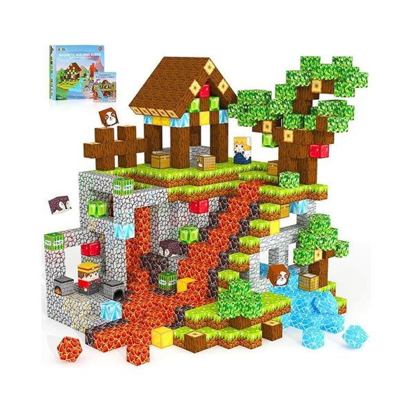 100Pc Magnetic Building Blocks