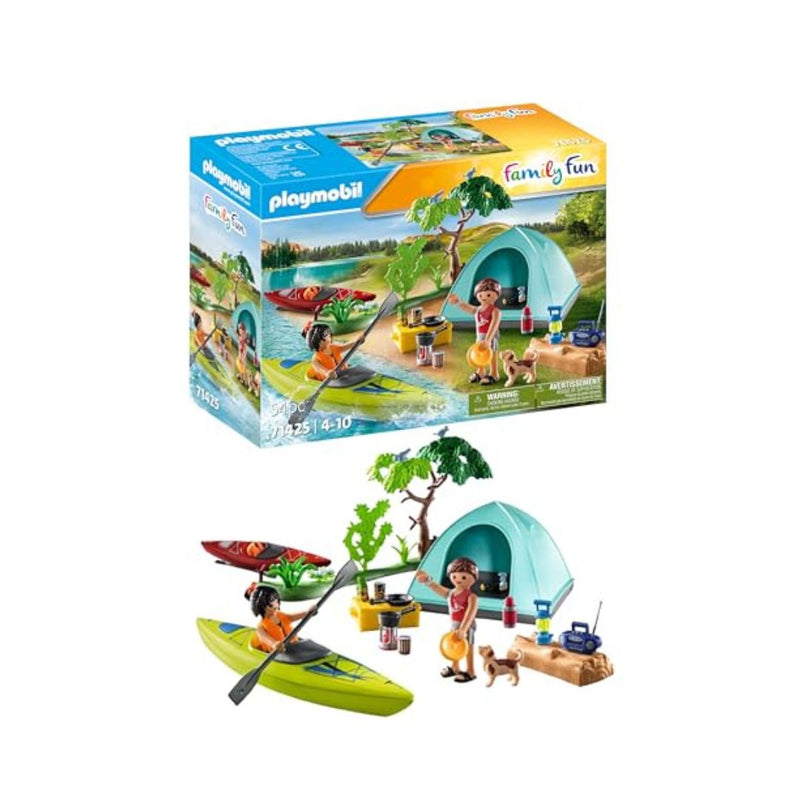 Playmobil Camping Adventure Set with Kayaks