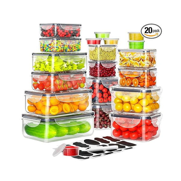 40 PCS Food Storage Containers