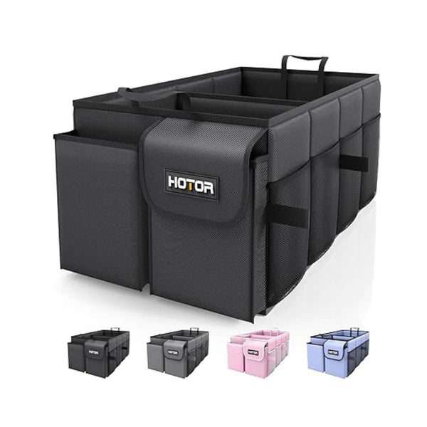 2 Compartment Foldable Car Trunk Organizer