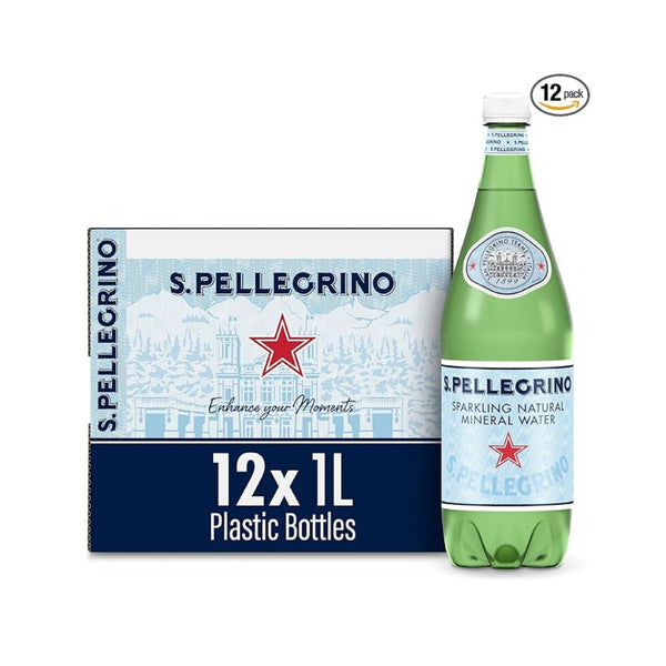 12-Pack S.Pellegrino Sparkling Natural Mineral Water