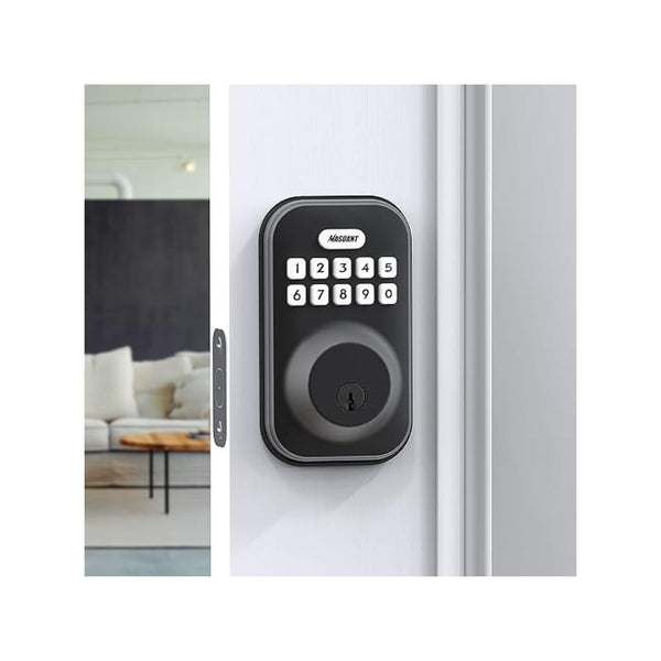 Keypad Deadbolt Electronic Keyless Front Door Auto Lock
