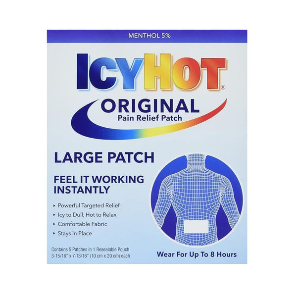 5-Count Icy Hot Medicated Patch Extra Strength Pain Relief Patch