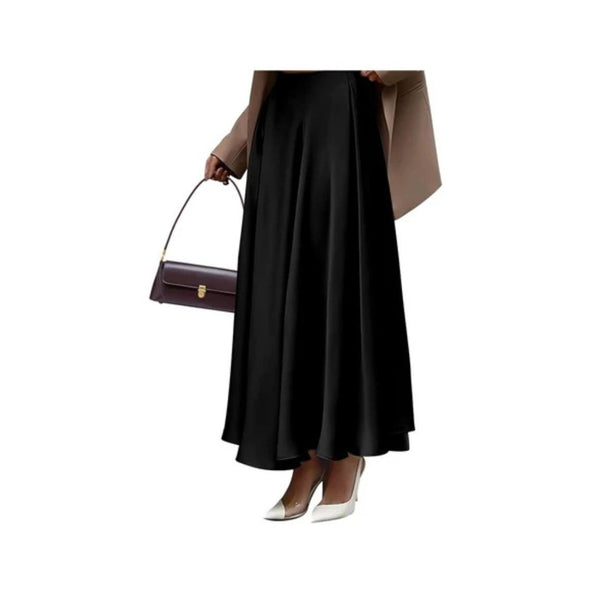 High Waisted Satin Maxi Skirt (11 Colors)