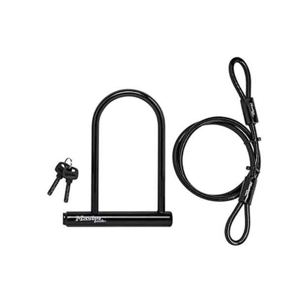 Master Lock U Lock with Looped End Cable