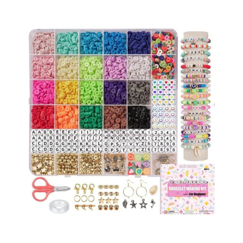 5,000-Piece Friendship Bracelet Making Kit with Charms