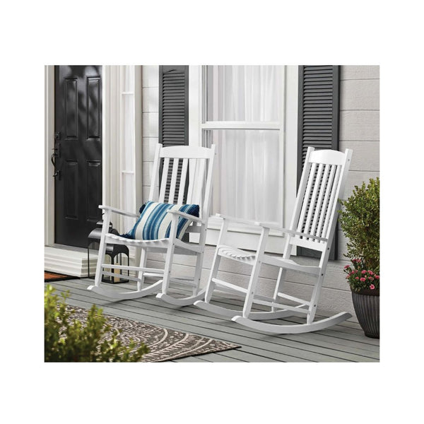2-Pack of Mainstays Outdoor Wood Porch Rocking Chair