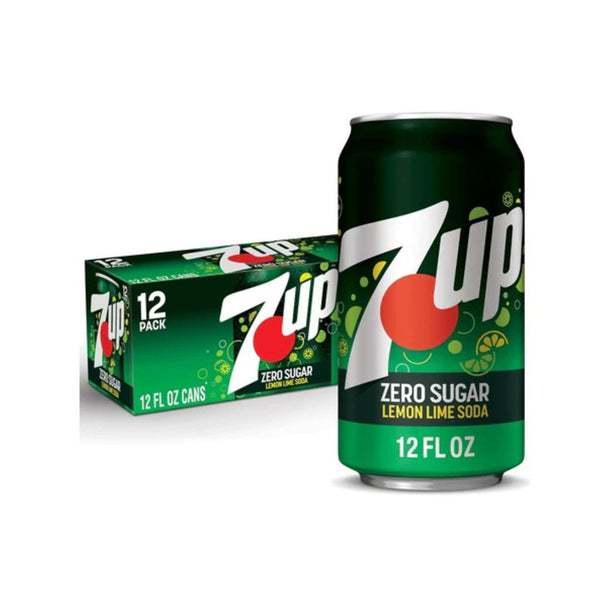 36 Cans of 7 Up Zero Sugar, Canada Dry Ginger Ale or A&W Zero Sugar Root Beer