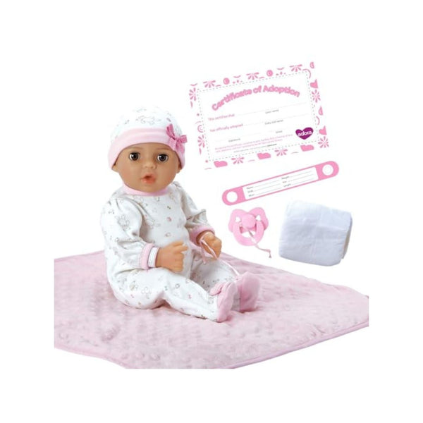 Adora 16 Inch Girl Baby Doll with Accessories Matching 9-Piece Set