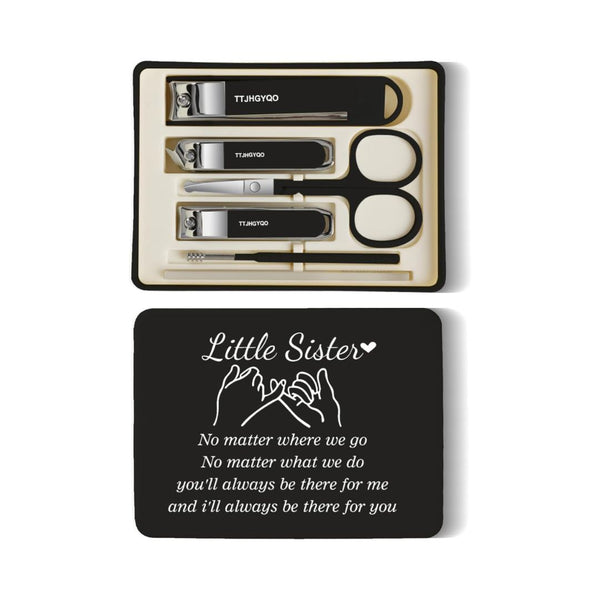 6 Piece Portable Stainless Steel Manicure Nail Clipper Set