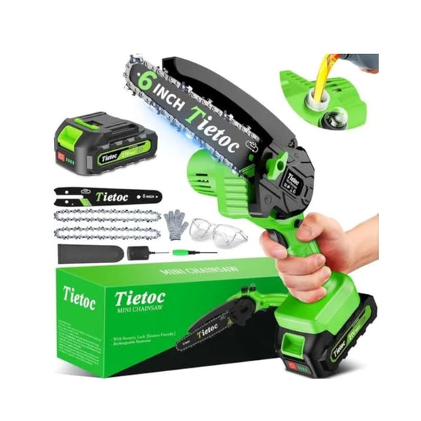 Cordless 6-inch Mini Electric Chainsaw