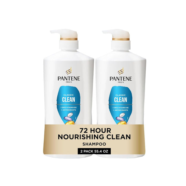 2-Pack Pantene Shampoo Classic Clean Pro-V Nutrients