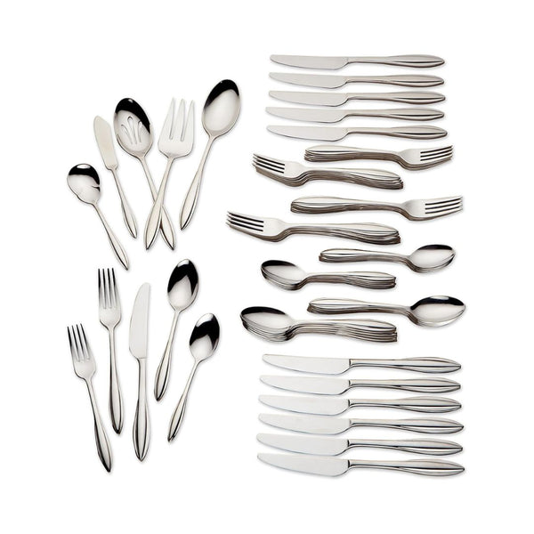 65-Piece Lenox Sculpt Flatware Set