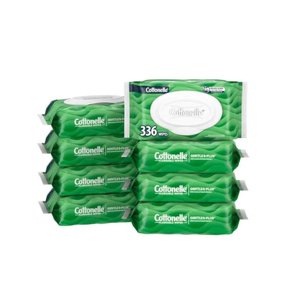 8 Pack Cottonelle Flushable Wet Wipes