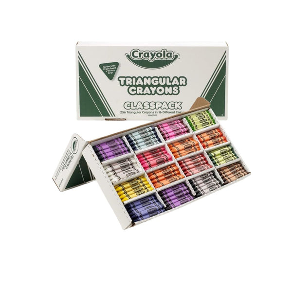 256-Count Crayola Triangular Crayon Classpack