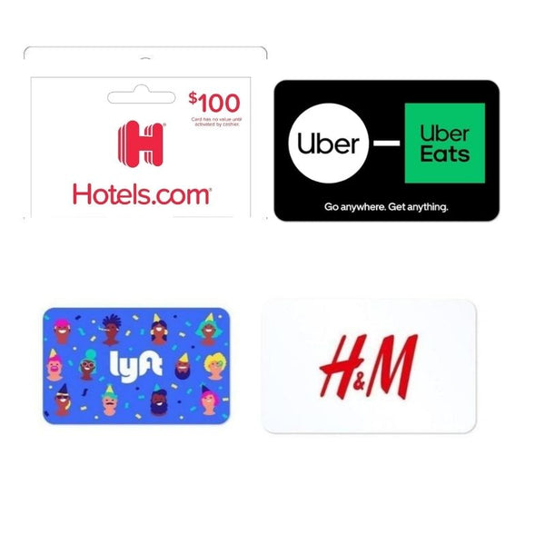 Save Big On Uber, Lyft, H&M, Hotels,com & More Gift Cards!