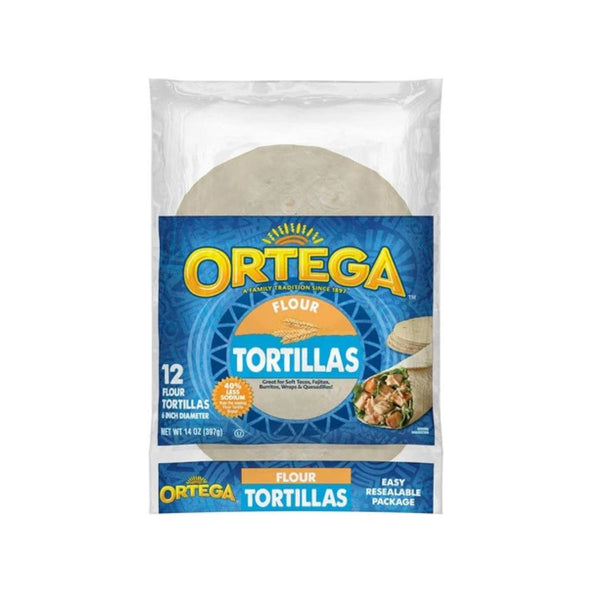 12 Ortega Flour Tortillas
