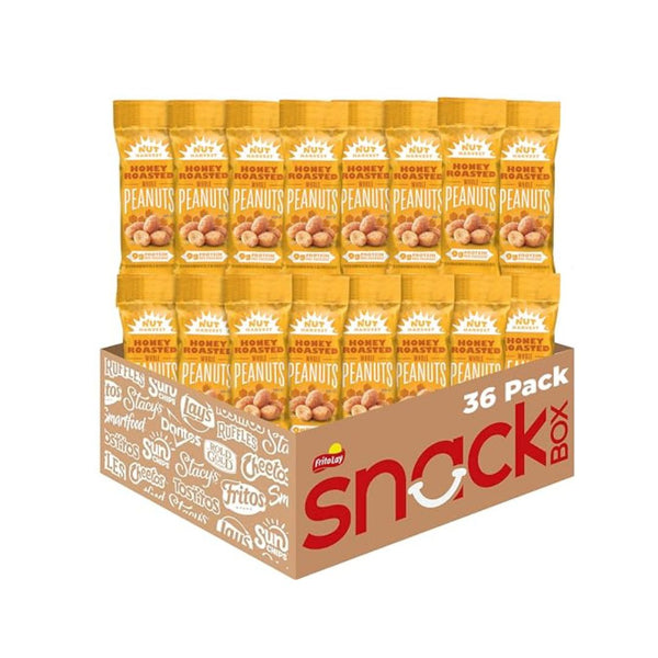 36 Pack Honey Roasted Peanuts Snack Bags