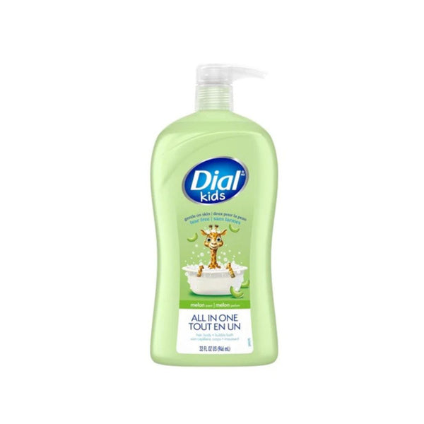 Dial Kids All-in-1 Body Wash + Shampoo & Bubble Bath (32oz)
