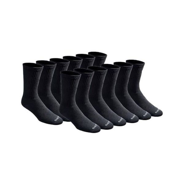 12 Pair Dickies Dri-Tech Moisture Control Crew Socks