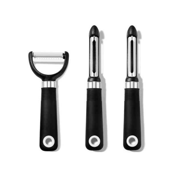 3 Piece Swivel Vegetable and Fruit Peeler Set