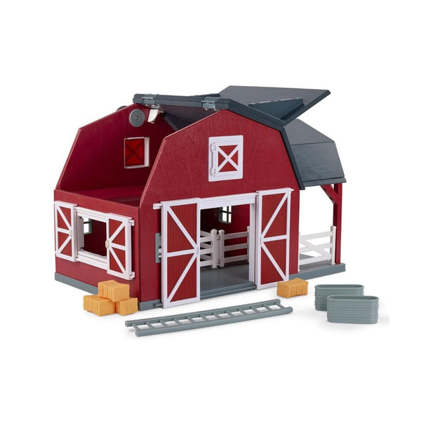 20-Piece Terra by Battat - Wooden Animal Barn Toy Set