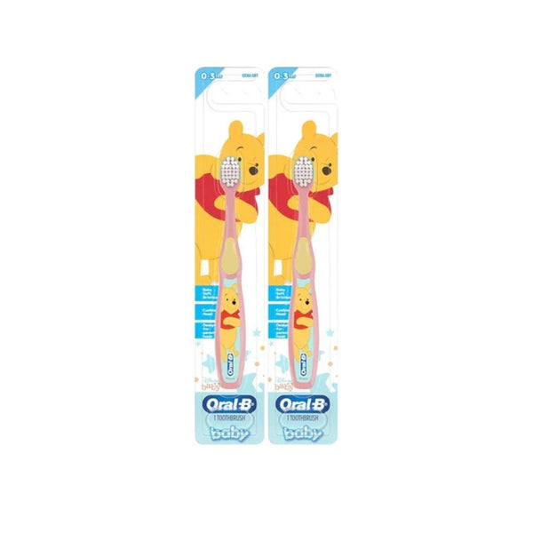 2 Oral-B Disney Pooh Baby Toothbrushes