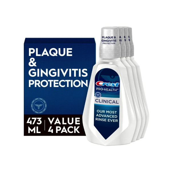 4 Bottles of Crest Pro-Health Clinical Mouthwash
