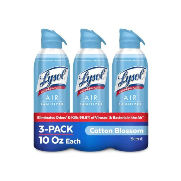 3-Pack Lysol Air Sanitizer Spray (3 Scents)