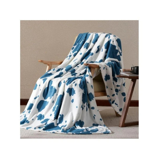 Print Fleece Throw Blanket (2 Colors)