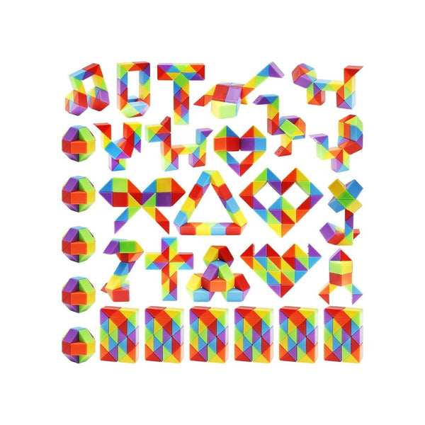 30 Pack Medium Snake Cube Fidget Toys