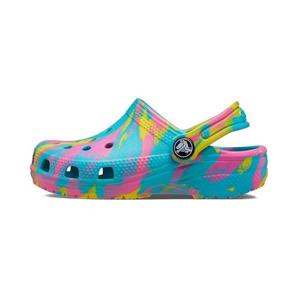 Crocs Unisex-Child Classic Watercolor Marbled Clog K