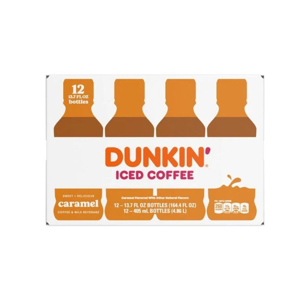 12-Pack Dunkin’ Caramel Iced Coffee (OU-D)