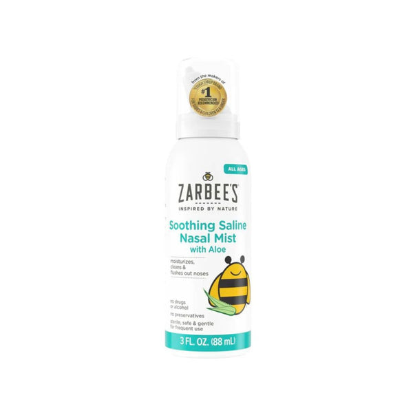 Zarbee’s Soothing Saline Nasal Mist with Aloe 3 fl
