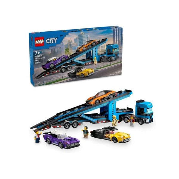 LEGO City Car Transporter Truck Building Set