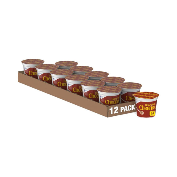 12-Pack Honey Nut Cheerios Breakfast Cereal Cup