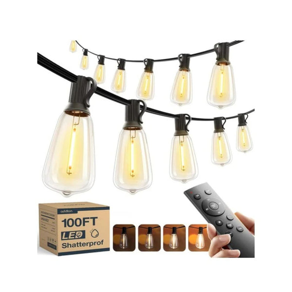 100FT LED Outdoor String Lights