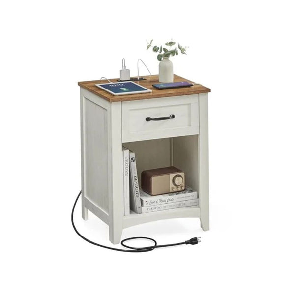 VASAGLE LIRY Farmhouse Nightstand