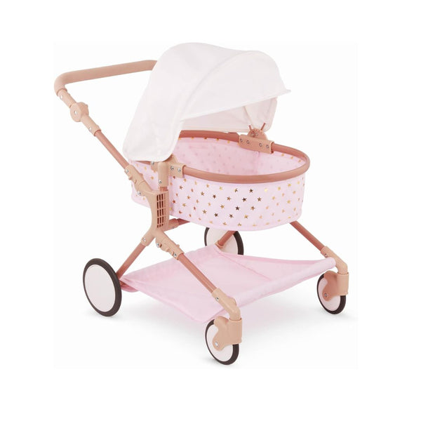 LullaBaby 14-Inch Accessories Pink Toy Stroller