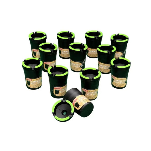 12 Glow-in-the-Dark Cup Holder Ashtrays