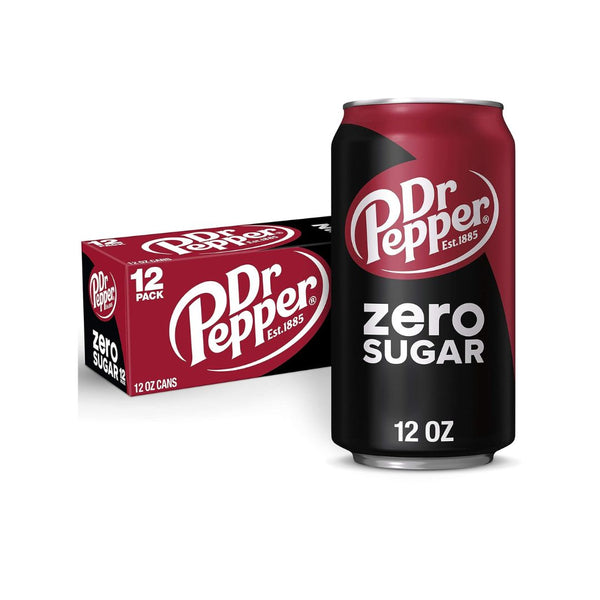 12-Pack Dr Pepper Zero Sugar 12 oz