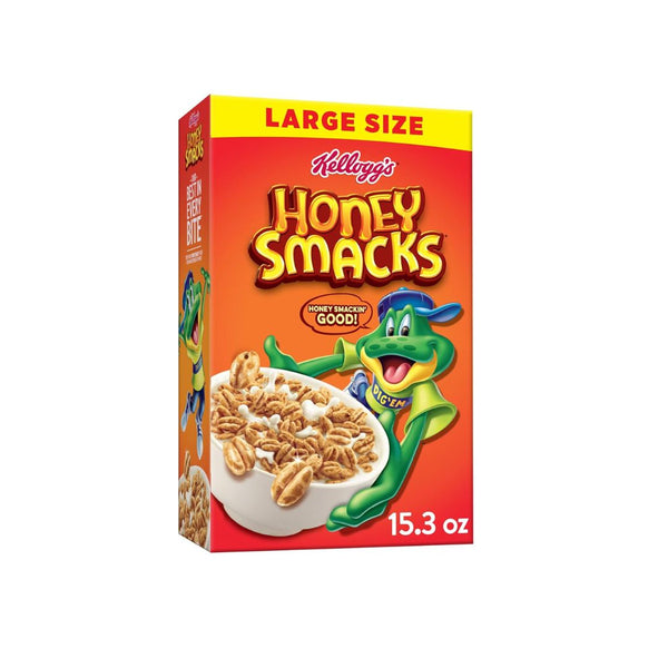 2-Pack Kellogg's Honey Smacks Breakfast Cereal