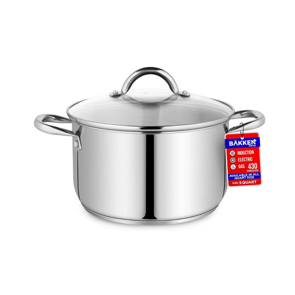 5 Quart Stainless Steel Stockpot
