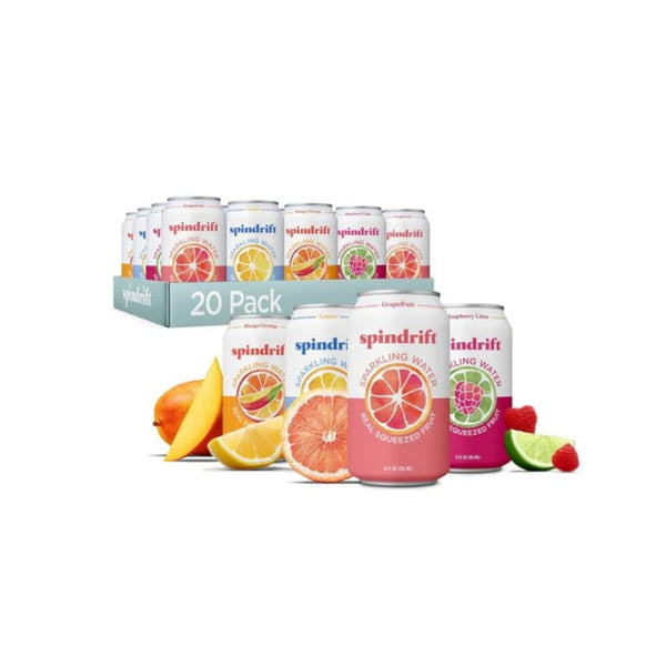 20 Spindrift Sparkling Water Variety Pack