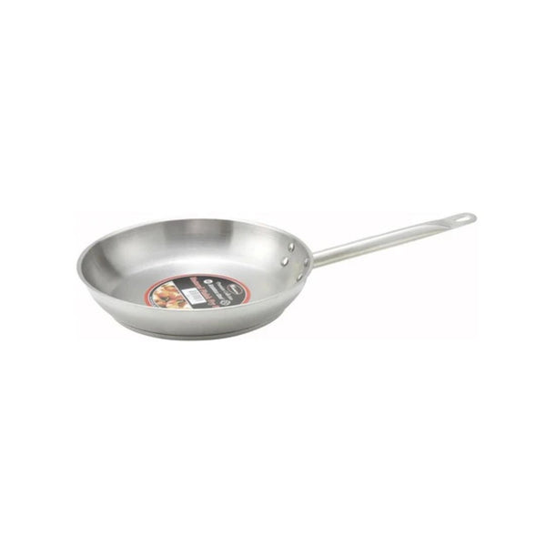 11” Winco Commercial-Grade Stainless Steel Fry Pan