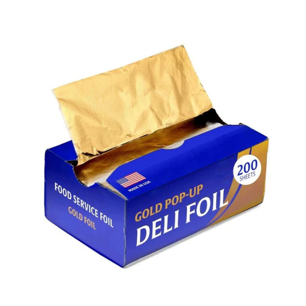 200 Gold 9” Pre-Cut Pop-Up Foil Wraps