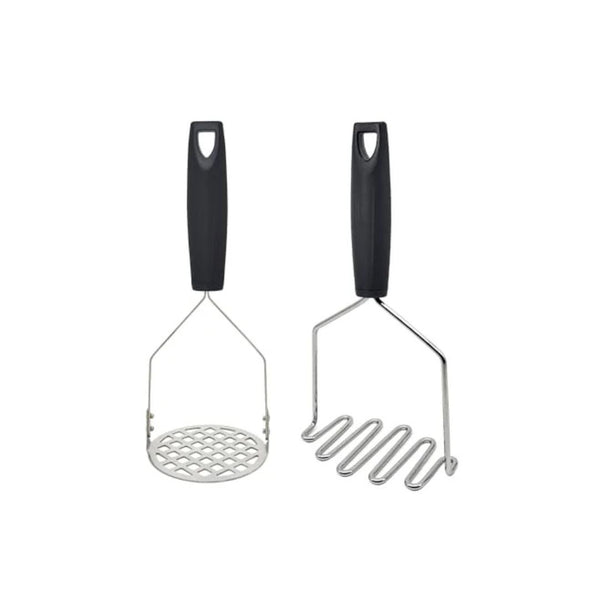 2 Pack Stainless Steel Heavy Duty Potato Mashers