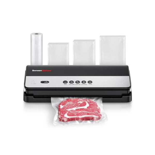 Bonsenkitchen Vacuum Sealer Machine with Bags and Cutter